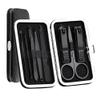 COOVS 8pcs Stainless Steel Nail Clipper Pedicure Set with Scissor Tweezer Professional Manicure Tools Nail Supplies (Color : Grey) view 4