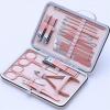 COOVS 18Pcs Stainless Steel Nail Clipper Pedicure Set with Scissor Tweezer Professional Manicure Tools Nail Supplies Dropship (Color : 8pcs) view 2