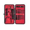 COOVS 7-23 Pcs Professional Nail Cutter Pedicure Scissors Set Stainless Steel Eagle Hook Portable Manicure Nail Clipper Tool Set (Color : 12 pcs red) view 1