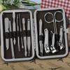 COOVS 12 in 1 Stainless Steel Pedicure Manicure Set Nail Clipper Scissors Tweezer Cutter Clip Nail Care Cuticle Grooming Kit Tools view 3