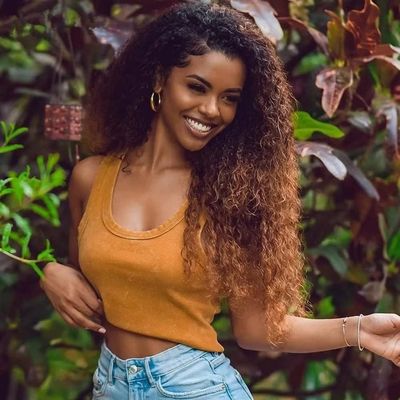 Jnymell 1B/30 Ombre Color Culy Human Hair Wigs HD Transparent 13X6 Lace Front Wigs Deep Wave For Black Woman 180% Density Full Lace Front Deep Wave Wigs Pre Plucked Bleached Knots Twon Tone Wig 16"
