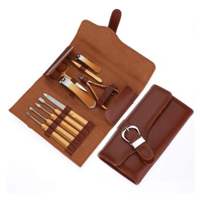 COOVS 16 Pieces Professional Stainless Steel Nail Nail Clippers Set Nail Manicure Pedicure Tools for Gift Utility 10 Pieces (Color : 10 Pieces Golden)