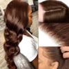 Jnymell Brown Human Hair Body Wave HD Lace Front Wigs Pre Plucked With Baby Hair Brazilian Glueless 13X6 Lace Front Wigs 150% Density Transparent Lace Chocolate Brown Human Hair Wavy Wigs 22Inch view 2