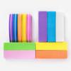 COOVS 5pcs Professional Nail File Color Sponge Sandpaper Nail File with Polishing and Polishing Buffer Manicure Sandpaper Tool Set (Color : 5pcs Blue) view 2