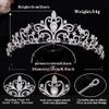 Aoligrace Small Cubic Zirconia Wedding Crowns for Bride Sweet 16 Quinceanera Tiaras CZ Handcrafted Birthday Party Headpiece view 4