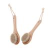 Healifty 2pcs Boar Bristle Brush Body Shower Brush Exfoliating Tub Scrubber for Bath Cleaning view 1