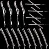 16 Pieces Rhinestone Bobby Pins, Fancy Metal Hair Clips, Crystal Shiny Barrettes, I S X Shaped Diamond Hair Accessories for Women Girls Wedding Prom Party (Silver) view 1