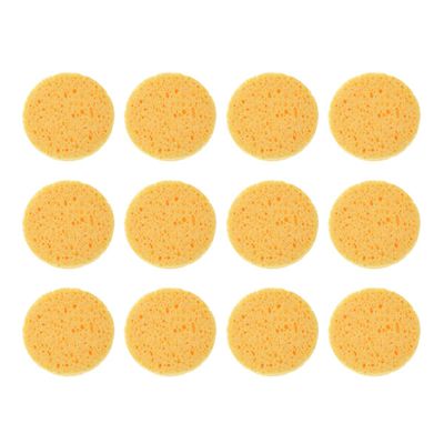 CALLARON Gentle Exfoliating Face Sponge Set 12 Pcs Cellulose for Deep Cleansing