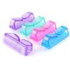 3Pcs Different Kinds of Fingernail brush with Plastic Handle Nail brush for cleaning Fingernails - Easy to use Nail Scrub brush - Nail Cleaner Nail brushes for Hands Feet(purple) view 2