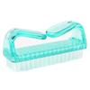 3Pcs Different Kinds of Fingernail brush with Plastic Handle Nail brush for cleaning Fingernails - Easy to use Nail Scrub brush - Nail Cleaner Nail brushes for Hands Feet(green) view 1