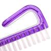 3Pcs Different Kinds of Fingernail brush with Plastic Handle Nail brush for cleaning Fingernails - Easy to use Nail Scrub brush - Nail Cleaner Nail brushes for Hands Feet(pink) view 3