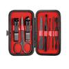 COOVS 7-23 Pcs Professional Nail Cutter Pedicure Scissors Set Stainless Steel Eagle Hook Portable Manicure Nail Clipper Tool Set (Color : 8 pcs red) view 1