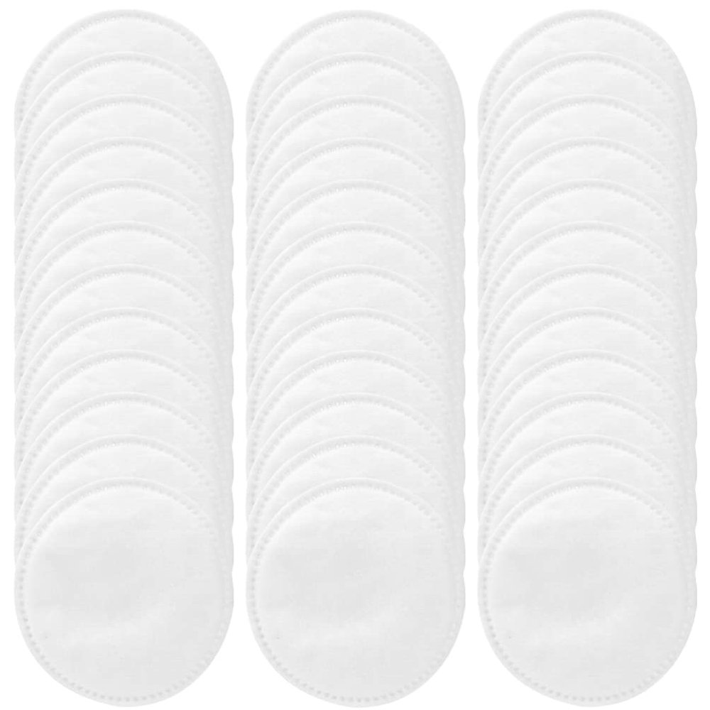Beavorty 100pcs Round Makeup Remover Pads Thick Soft Cotton Cosmetic Pads for Daily Use and Exfoliation for Skin Types Portable and Convenient