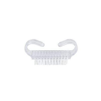 3Pcs Different Kinds of Fingernail brush with Plastic Handle Nail brush for cleaning Fingernails - Easy to use Nail Scrub brush - Nail Cleaner Nail brushes for Hands Feet(transparency)