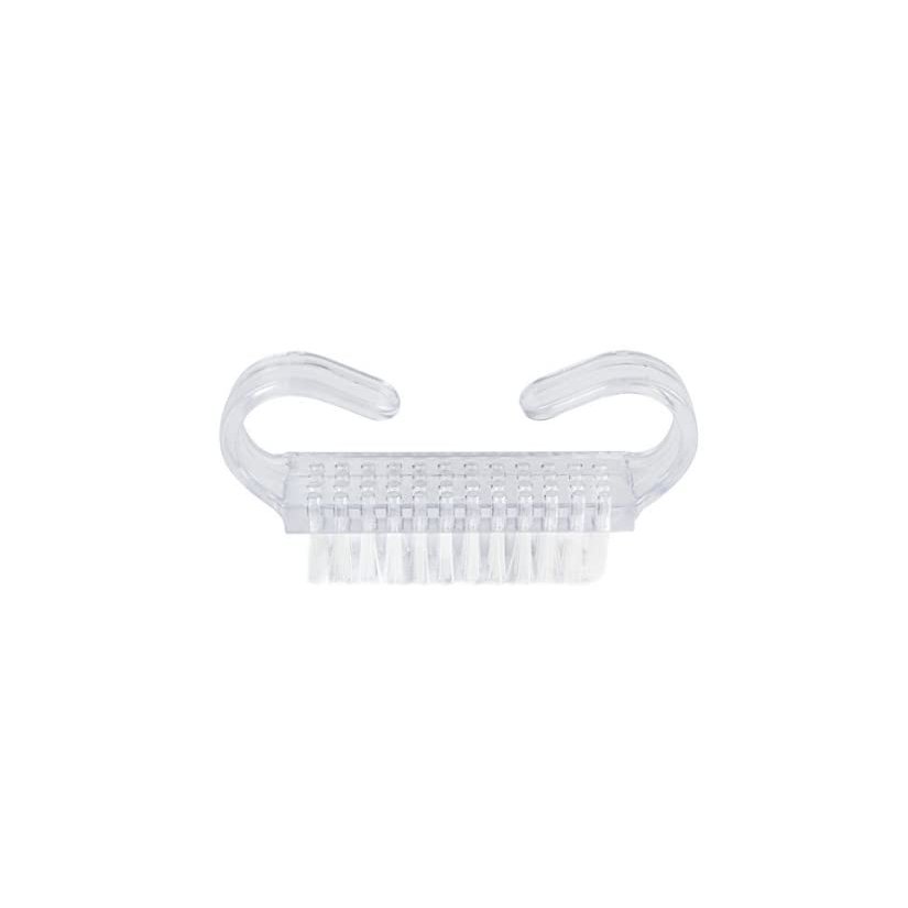 3Pcs Different Kinds of Fingernail brush with Plastic Handle Nail brush for cleaning Fingernails - Easy to use Nail Scrub brush - Nail Cleaner Nail brushes for Hands Feet(transparency)