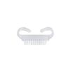 3Pcs Different Kinds of Fingernail brush with Plastic Handle Nail brush for cleaning Fingernails - Easy to use Nail Scrub brush - Nail Cleaner Nail brushes for Hands Feet(transparency) view 1