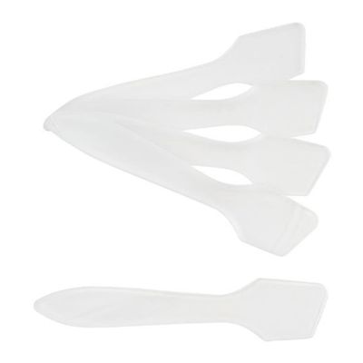 Beavorty 100pcs Facial Mask Spoon for Creams DIY Mask Tool Plastic Makeup Mixing Spatula