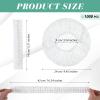 Leyndo 1000 Pcs Disposable Shower Caps Waterproof Plastic Bath Caps Bulk, Elastic Hair Processing Thick Waterproof Bath for Women, Spa Party Travel, Hair Salon(Clear) view 2