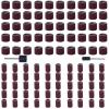 100PCS Sanding Cap Bands Sandpaper For Electric Manicure Machine 120/320 Grit Nail Drill Grinding Bit Files Pedicure Tool Set,120 Grit view 1