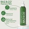 BAZ & CO Mens Moisturizing Body Wash - Restore and Awaken Body Wash for Men 8.45 Fl Oz with Basil, Grapefruit and Spearmint view 3