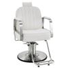BarberPub Salon Chair for Hair Stylist, All Purpose Hydraulic Barber Styling Chair, Beauty Spa Equipment 8548 (White) view 1