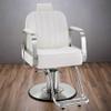 BarberPub Salon Chair for Hair Stylist, All Purpose Hydraulic Barber Styling Chair, Beauty Spa Equipment 8548 (White) view 2
