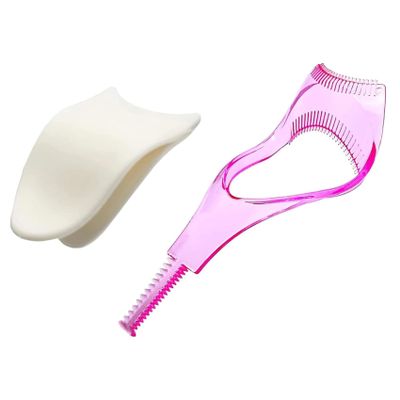 Mascara Shield Guard and Lash Clip, YASNAI Lash Applicator Tool for Wear Eyelashes, Eyelash Separator Tool Eyelash Comb Tool 3 in 1 Makeup Tool Upper Lower Eye Lash Mascara Guard Lash Buddy