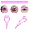 Mascara Shield Guard and Lash Clip, YASNAI Lash Applicator Tool for Wear Eyelashes, Eyelash Separator Tool Eyelash Comb Tool 3 in 1 Makeup Tool Upper Lower Eye Lash Mascara Guard Lash Buddy view 3