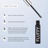 Wunderbrow Fluffy Brow Wax, 16 hour hold, Smudgeproof and Water resistant, Shade: Black/Brown view 4