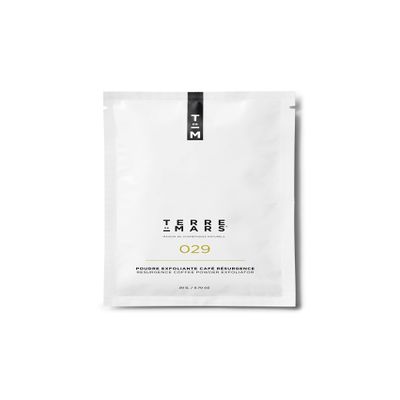 TERRE DE MARS| Resurgence Coffee Powder Exfoliator | Cosmos Organic | Caf Arabica | Coconut | Castor oil| Exfoliates | Moisturizes | Nourishes | 20gm