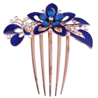 LALAFINA Bride Hair Comb Rhinestones Wedding Headdress Stylish Headwear Hair Accessories for Women