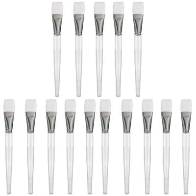 KALLORY 15pcs Face Mask Applicator Tool Face Mask Brush Smooth Application for Diy Professional Use