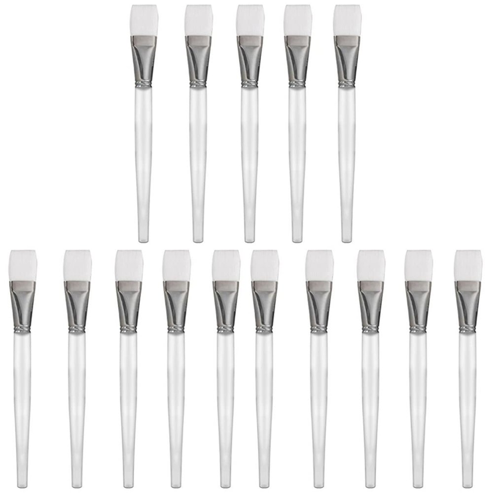KALLORY 15pcs Face Mask Applicator Tool Face Mask Brush Smooth Application for Diy Professional Use