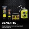 GIBS Con Man Hair & Beard Pudding - Leave In Conditioner - Curl Definer - Moisturizer - 3.25 oz Travel Size view 3