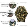 New Camouflage A Professional Barber Cape - Waterproof, Large (63' 56') Hairdressing Salon Cape with Snap Closures view 3