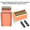 Professional Replacement Foil and Cutters for BaBylissPRO Barberology Double Foil Shaver, Compatible with BaBylissPRO Barberology FXFS2 Shaver (Rose Gold) view 3