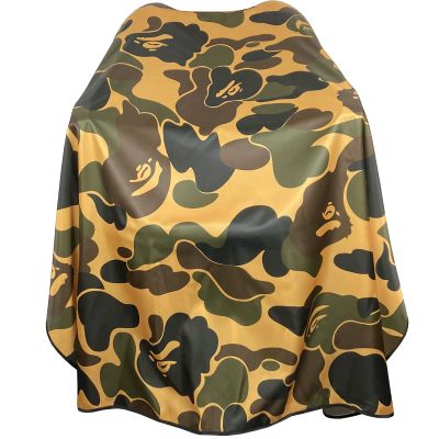 Barber Cape for Men Professional Hair Cutting Salon Capes with Snap Closures Waterproof Large Hairdressing Styling Gown for Barber- 63 56 (New Camouflage B)