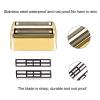 Professional Replacement Foil and Cutters for BaBylissPRO Barberology Double Foil Shaver, Compatible with BaBylissPRO Barberology FXFS2 Shaver (3 gold) view 2