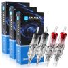 Emalla Tattoo Cartridge Needles - 60Pcs Mixed Size #10 3RL 5RL 7RL 9RL 11RL 14RL #12 5RM 7RM 9RM 11RM 13RM 15RM Round Line Magnum Tattoo Machine Needle Standard Cartridge Needles for Tattoo Kit view 1