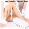 400Pcs Wax Strips Sticks Kit, FHDUSRYO 300 Small Medium Large Wooden Wax Applicator Sticks Eyebrow Wax Spatulas and 100 Non-Woven Paper Wax Strip for Face Body Hair Removal Women Men view 2
