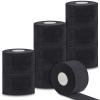 1000 Pieces 10 Rolls Disposable Black Barber Neck Strips, Black Barber Neck Strips Disposable Stretchy Edge Paper Hair for Salon Haircut Styling Barbershop Accessories view 1