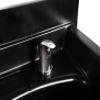 Shampoo Bowl with Cabinet Beauty Salon Shampoo Bowl Backwash Station Floor Cabinet Black view 4