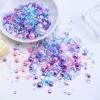 Briskbloom 60g Mix Flatback Pearls and Rhinestones for Crafts, 2mm-10mm for Nails Face Art Tumblers, With Tweezers Wax Pen, Pink|Purple|White view 3