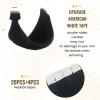 16Inch Tape in Hair Extensions Human Hair,Silky Straight 100% Remy Human Hair Seamless Skin Weft Tape in Hair Extensions #1 Jet Black 50 Gram 20Pcs/Pack for Women view 2