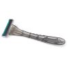 100 Pack Disposable Razors Individually Wrapped, Razors Bulk, Twin Stainless Steel Blade Razors for Hotel, Travel, Airbnb, Homeless (Grey) view 3