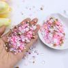Briskbloom 3620PCS 2mm-10mm Flatback Pearls and Rhinestones Mix for Crafts, Nails, Face Art, Tumblers - Jelly Rhinestones and Half Pearls, with Tweezers and Wax Pen - Pink, Brown, White view 2