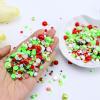 Briskbloom 60g Mix Flatback Pearls and Half Pearls, 3620PCS 2mm-10mm Pearl Rhinestones for Nails Face Art Tumblers, Jelly Rhinestones, Christmas Red|Green|White view 2