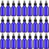 Eccliy 32 Pcs Glass Spray Bottles 2 oz for Essential Oils Small Fine Mist Refillable Mini Liquid Cosmetic Spray Bottles Containers for Travel Cleaning Skin Care Plants view 1