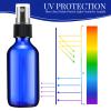 Eccliy 32 Pcs Glass Spray Bottles 2 oz for Essential Oils Small Fine Mist Refillable Mini Liquid Cosmetic Spray Bottles Containers for Travel Cleaning Skin Care Plants view 3