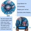 3 Pack Satin Bonnet Silk Hair Bonnet for Sleeping, Sleep Bonnets for Women Large Wide Soft Band Sleep Cap for Curly Hair Braids view 4